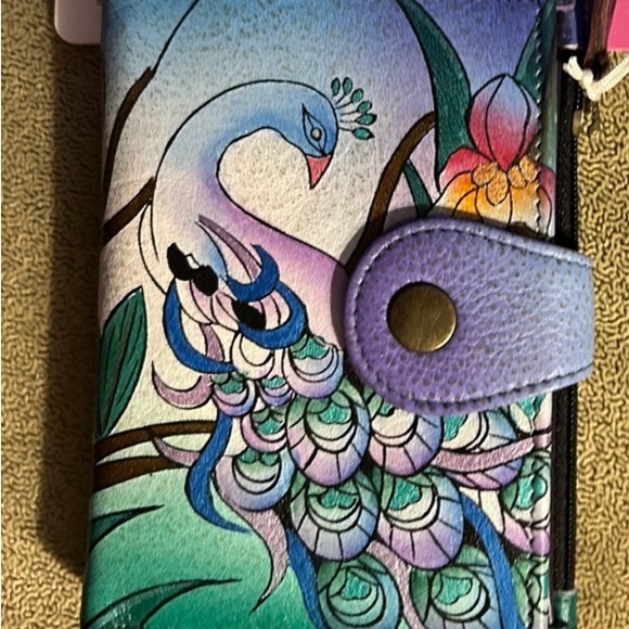 Anna by Anuschka Wallet-peacock                  NWT $40 - Picture 2 of 4